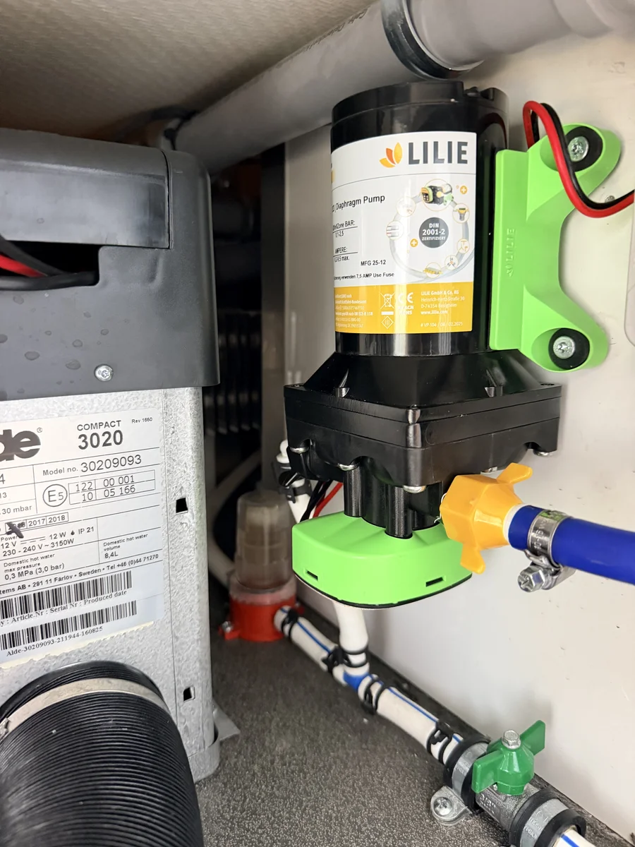 Installation of the Lilie IQflow pressure pump